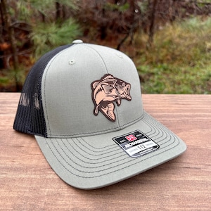 Fishing Hat, Bass Fishing, Gift for Fisherman, Fishing Gifts, Hats for Men, Gifts for Husband, Angler Fishing, Bass Fishing Hat, Snapback