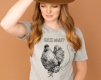 Chicken Butt T Shirt for Women, Funny Chicken Lover Shirt, Don't Be A Pecker, Chicken Farmer