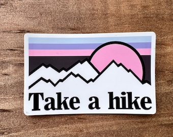 Take A Hike Sticker