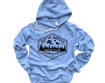 Out of Breath Hiking Club Crewneck | Hoodie Sweatshirt 127
