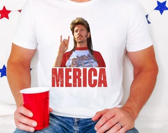 Merica T Shirt for 4th Of July *UNISEX FIT Red White Blue, Patriotism Graphic Tee, Proud American