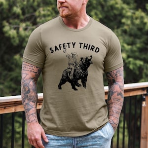 Safety Third Bear Rider Graphic Tee | Long Sleeve | Sweatshirt | Hoodie 281