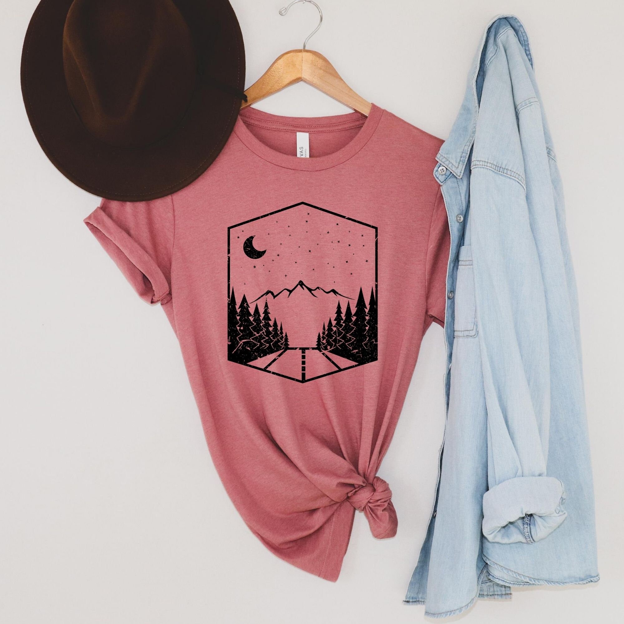 Nature T Shirts for Women adventure shirt get outdoors Etsy