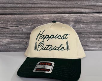Happiest Outside Embroidered Otto Hat – 208Tees