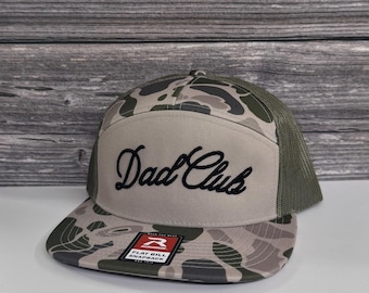 Dad Club 3D Embroidered Richardson 168 Hat – 208Tees