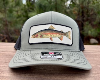 Fishing Hat, Flyfishing, Gift for Fisherman, Fishing Gifts, Hats for Men, Gifts for Husband, Angler Fishing, Trout Fishing Hat, Snapback