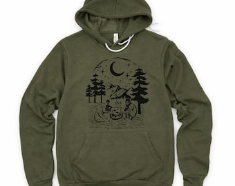 Bear, Alien & Sasquatch Crewneck | Hoodie Sweatshirt 204