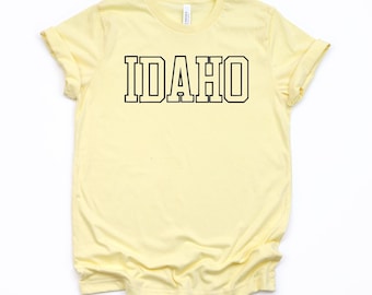 Idaho Varisty Graphic Tee | Long Sleeve | Hoodie | Crewneck Sweatshirt 054