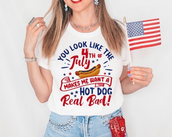 T-shirt barbecue patriotique hilarant pour le 4 juillet * COUPE UNISEXE * rouge blanc bleu, t-shirt graphique patriotisme, fier américain