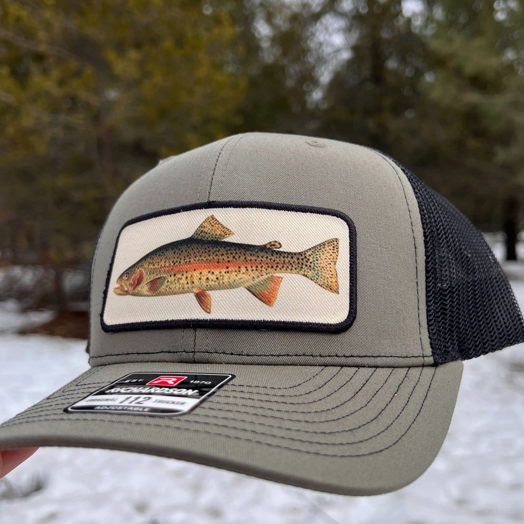 Fishing Hat, Flyfishing, Gift for Fisherman, Fishing Gifts, Hats for Men,  Gifts for Husband, Angler Fishing, Trout Fishing Hat, Snapback 