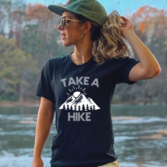 Hiking Shirt for Women, Cute Womens Shirts, Cool Graphic Tee, Cool