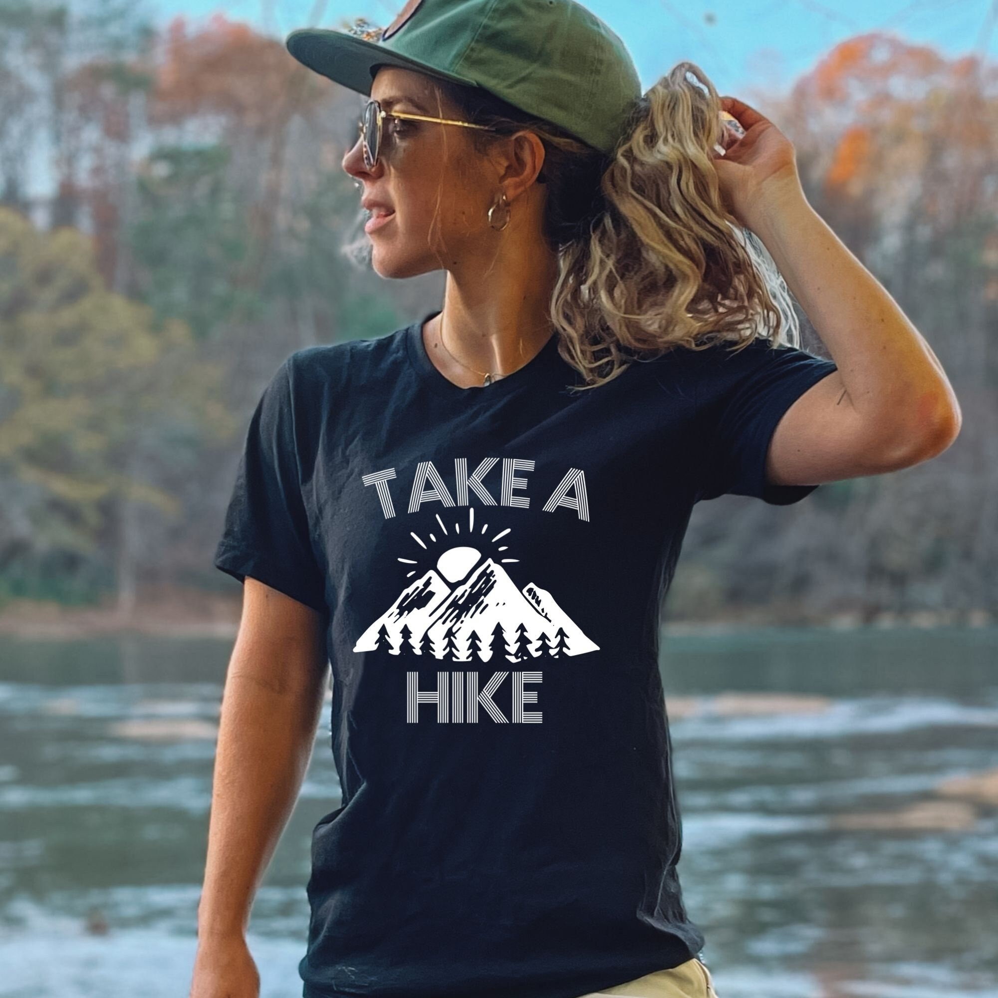 Hiking Shirt for Women, Cute Womens Shirts, Cool Graphic Tee, Cool