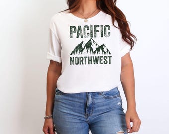 Pacific Northwest Graphic Tee | Crewneck Sweatshirt | Long Sleeve | Hoodie 091