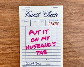 Husband's Tab Sticker | Car Decal 140