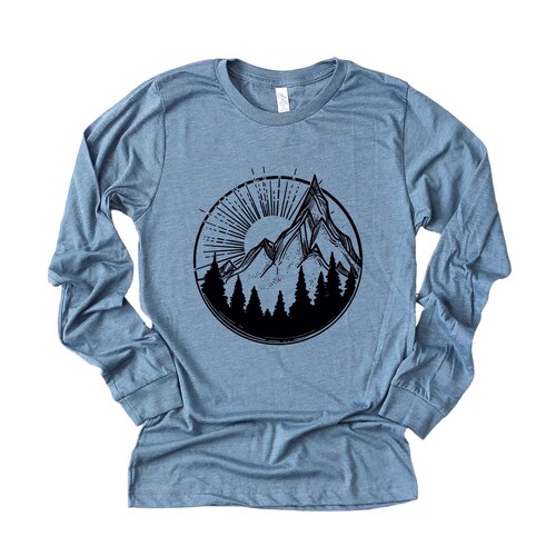 Long Sleeve Nature Shirt © Cute Long Sleeve Shirt for Women / - Etsy