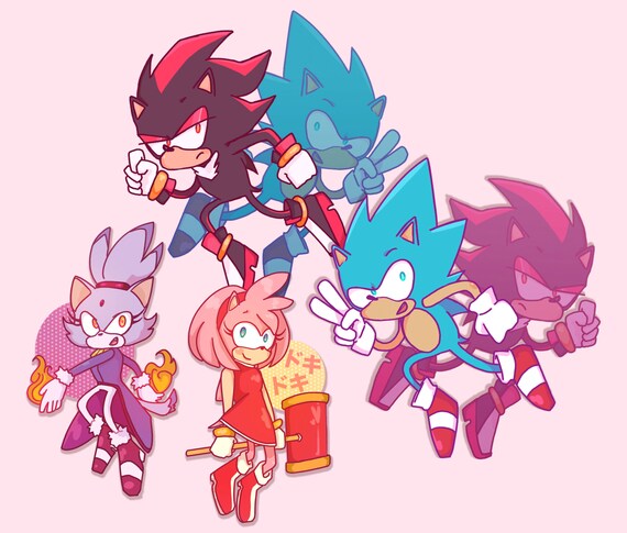 Sonic Acrylic Charms - Etsy