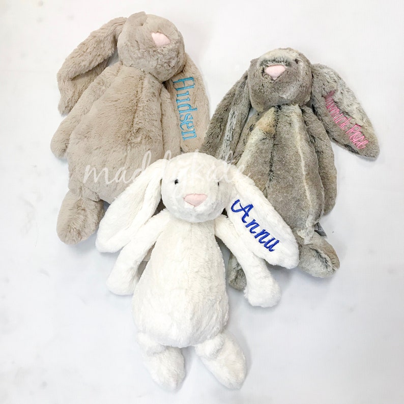 monogrammed jellycat