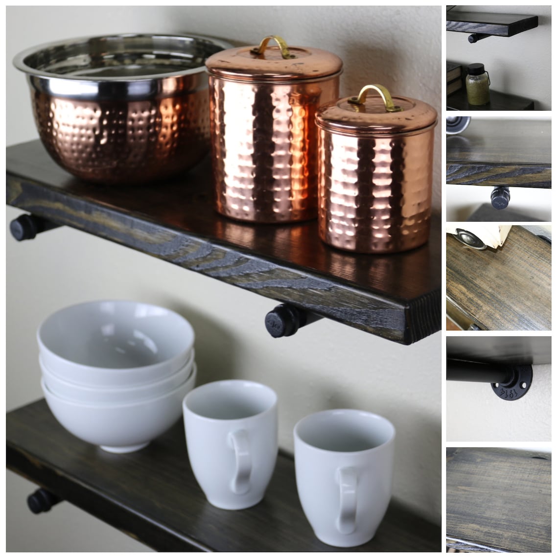 SDI Designs Rustic Floating Shelves Farmhouse Shelf Etsy