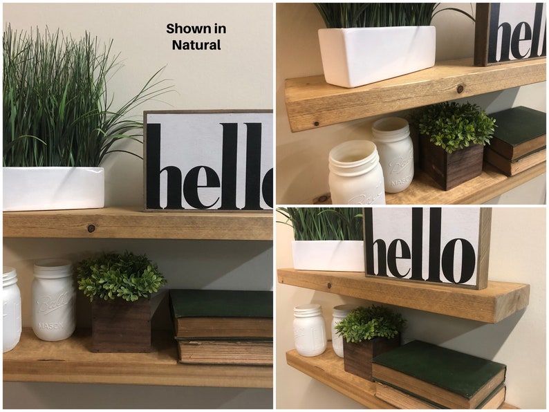 Floating Shelves Farmhouse Floating Wood Shelves Shelves Etsy