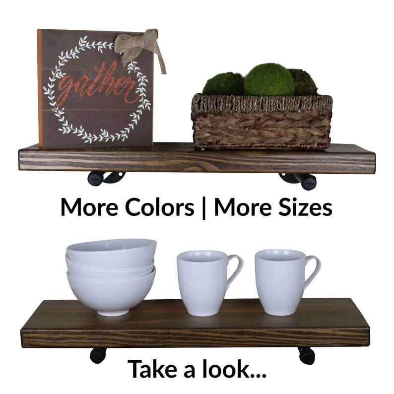 SDI Designs Rustic Floating Shelves Farmhouse Shelf Etsy