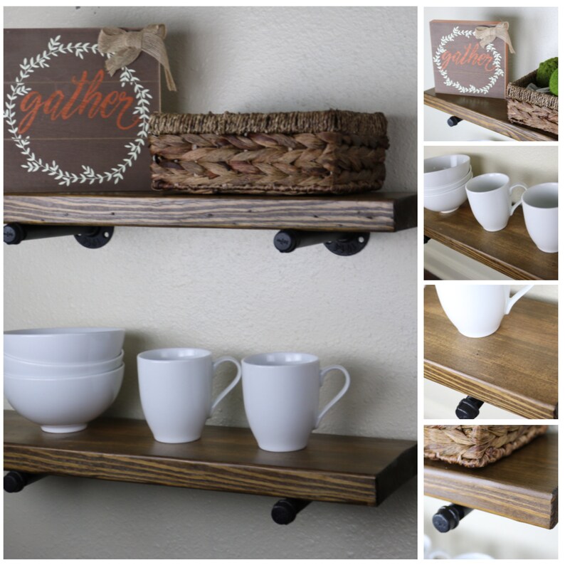 SDI Designs Rustic Floating Shelves Farmhouse Shelf Etsy