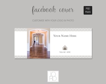 Plantilla de diseño de portada de Facebook - Elegancia corporativa
