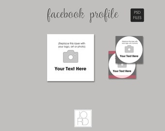 Plantilla de perfil de Facebook - En blanco
