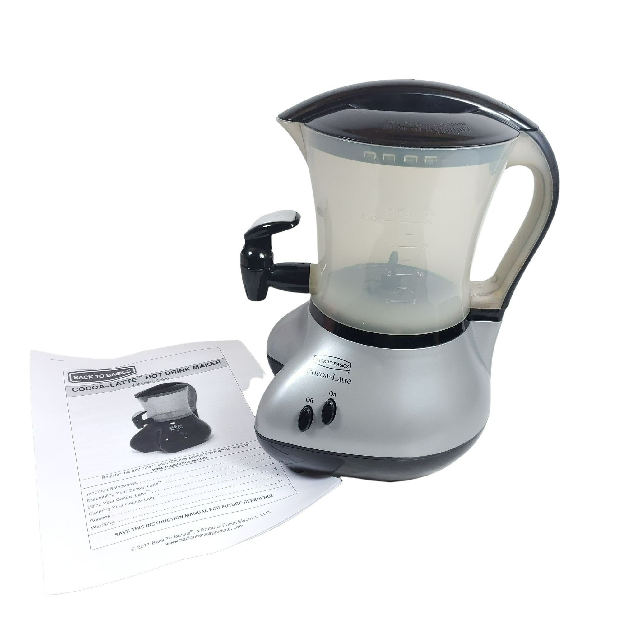 Back to Basics CM300BR Cocoa-Latte Hot-Drink Maker