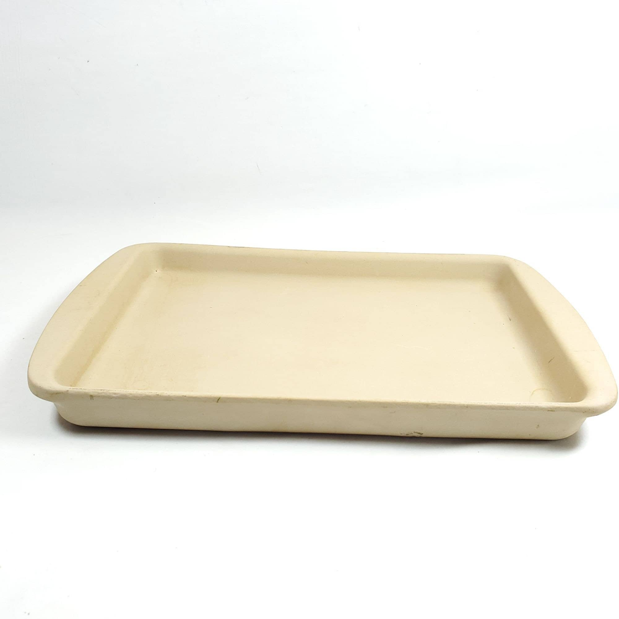 Pampered Chef Family Heritage Stoneware Large Bar Pan Cookie Sheet 11x17