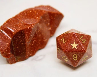 Star Red Sandstone Single D20