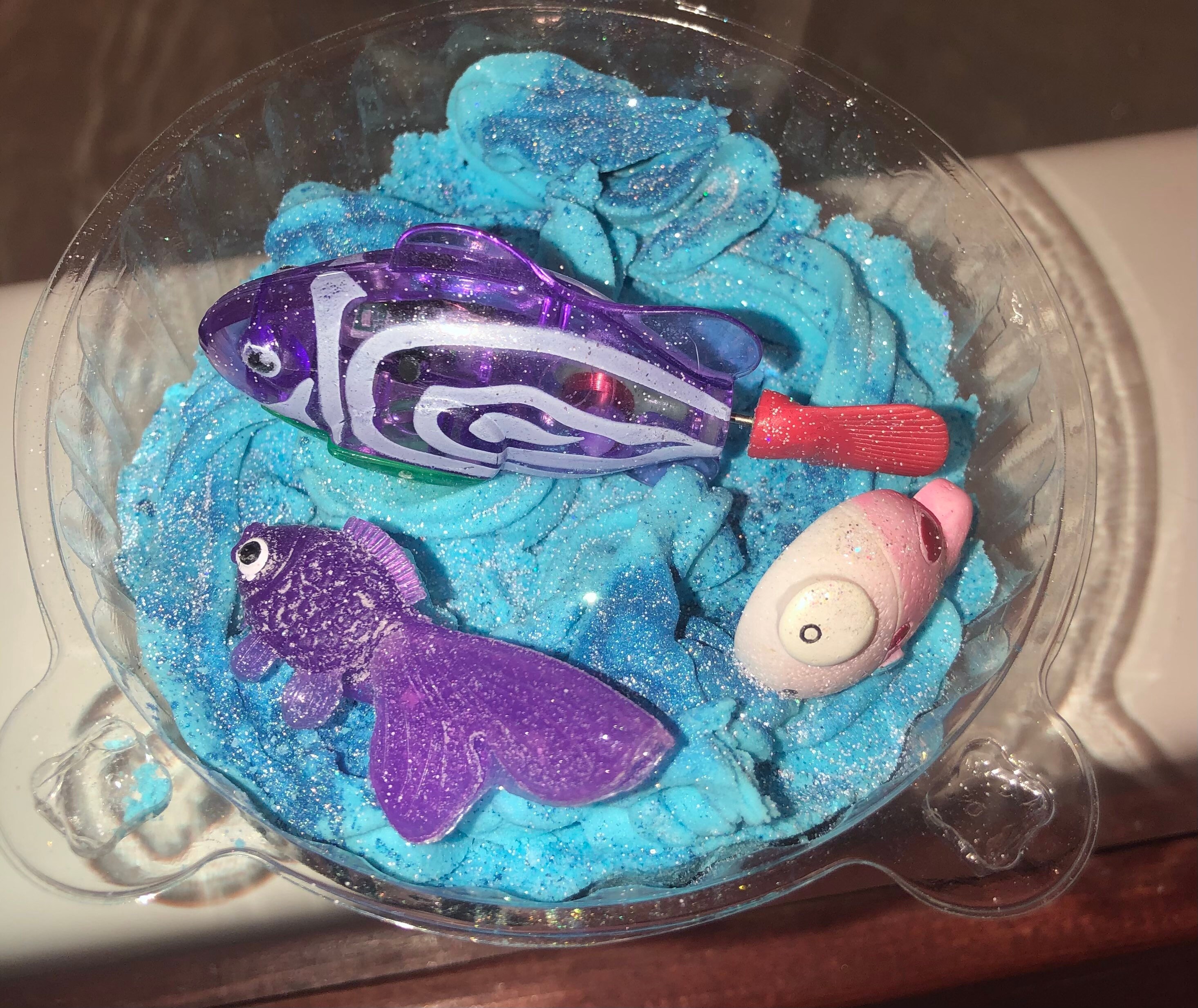 Fish Pond bath Bomb light up swimming fish Etsy