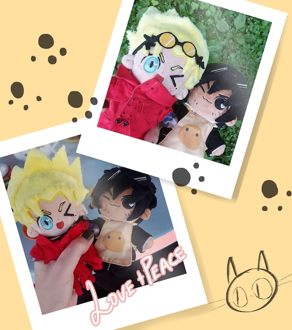 トライガン 98' ヴァッシュ + ウルフウッド ぬいぐるみ 15 cm - Etsy 日本