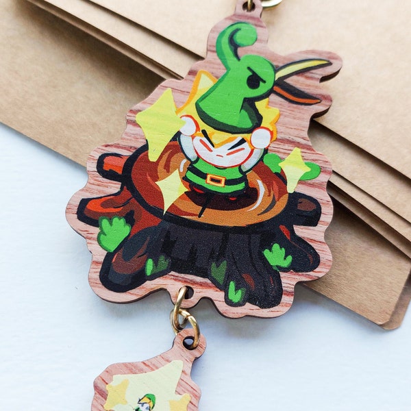 Legend of Zelda : Minish Cap Wooden Keychain