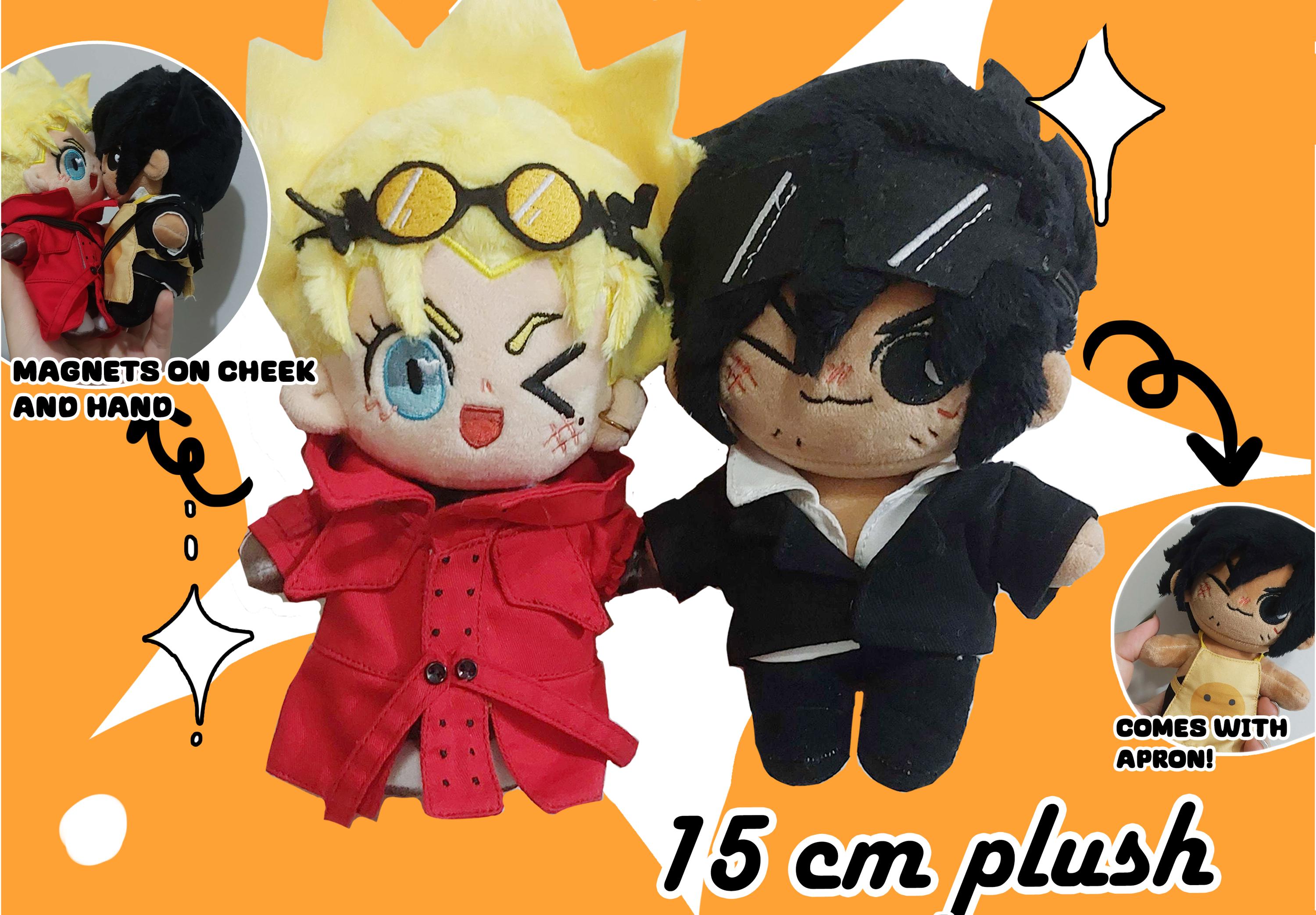 トライガン 98' ヴァッシュ + ウルフウッド ぬいぐるみ 15 cm - Etsy 日本