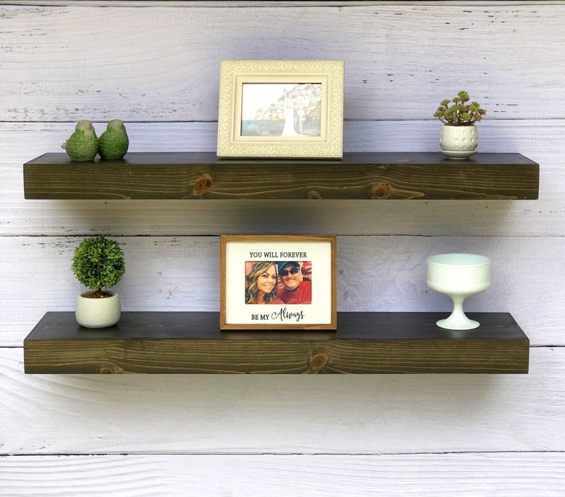 Floating Shelf 10 Depth Chunky Shelf Modern Etsy