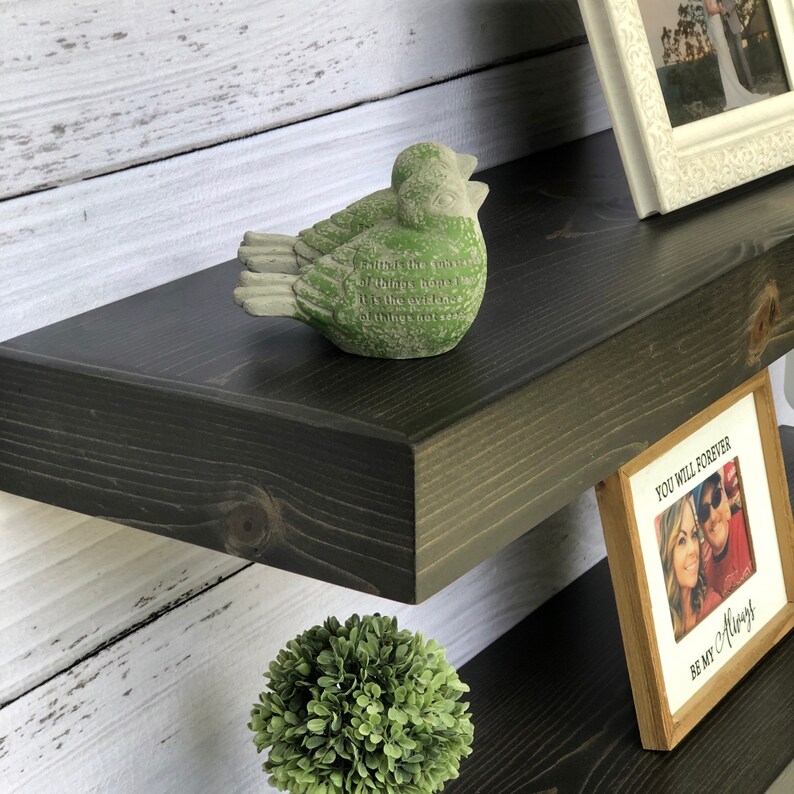 Floating Shelf 12 Depth Kitchen Shelf Bathroom Etsy