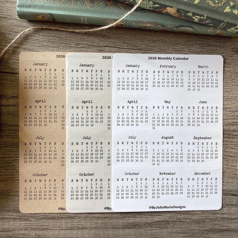 Bullet journal 2026 etsy