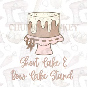 Cake Cookie Cutter STL, Cookie Cutter, STL file, Digital Download, Multiple Sizes, Digital, Coquette, Bow, Birthday, Cake, Wedding, Shower