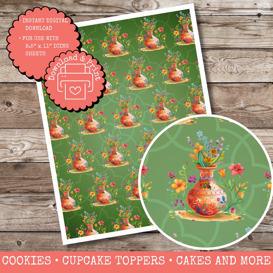 Nowruz Edible Icing Digital Download, Printable Icing Sheet File ...