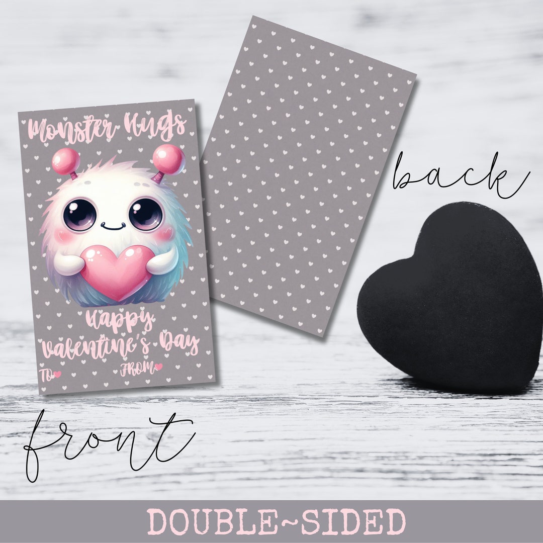 PRINTABLE Valentine Printable Card Classroom Valentine Card School Valentines Valentine