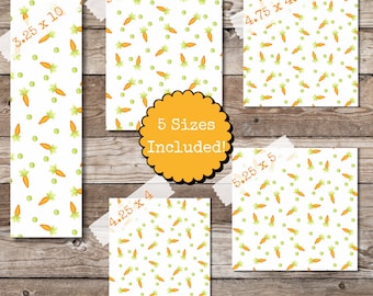 PROTECTIVE COOKIE BACKER Easter Backer, Cookie Card, Printable Cookie Backer, Digital Cookie Card, Cookie Packaging, Watercolor, Carrot