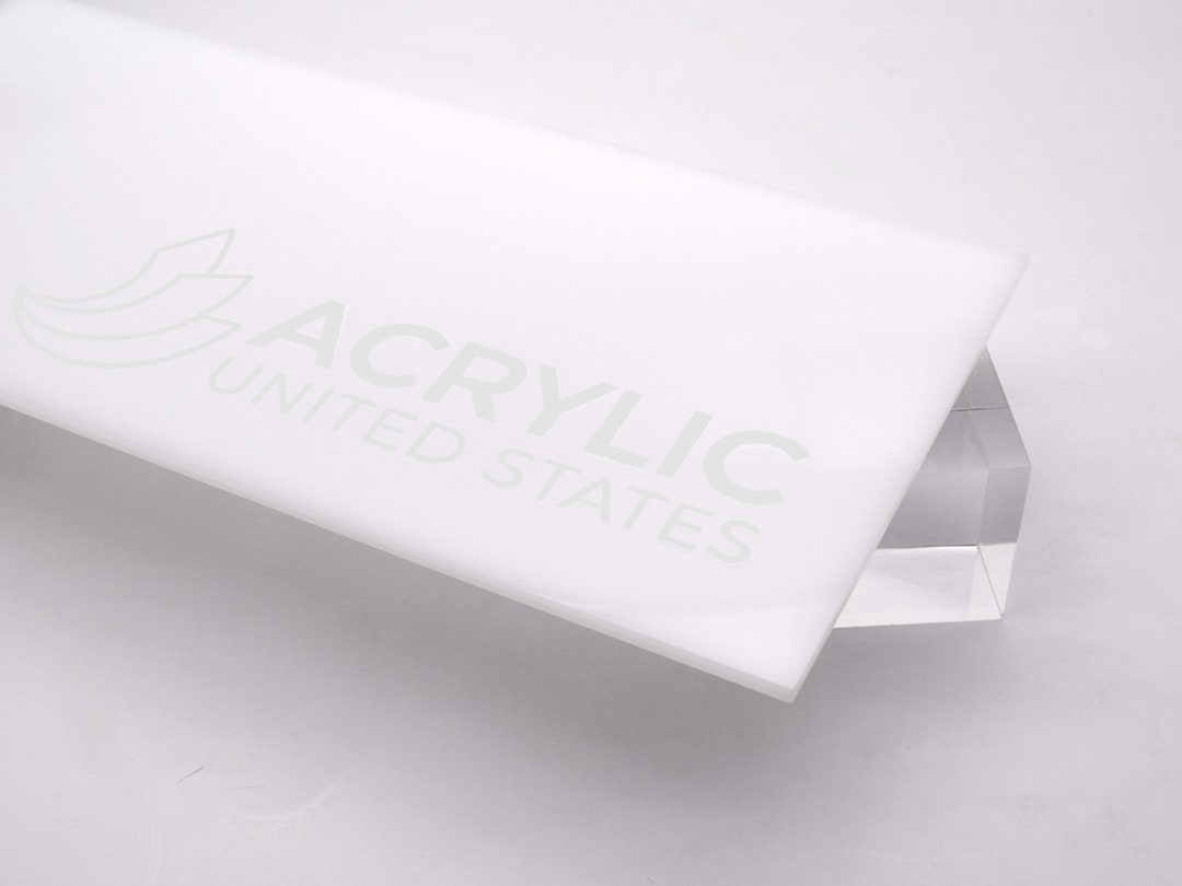 Acrylic Sheet Diffuse White 2447 1/161/81/4 Plexiglass Plastic Acrylic