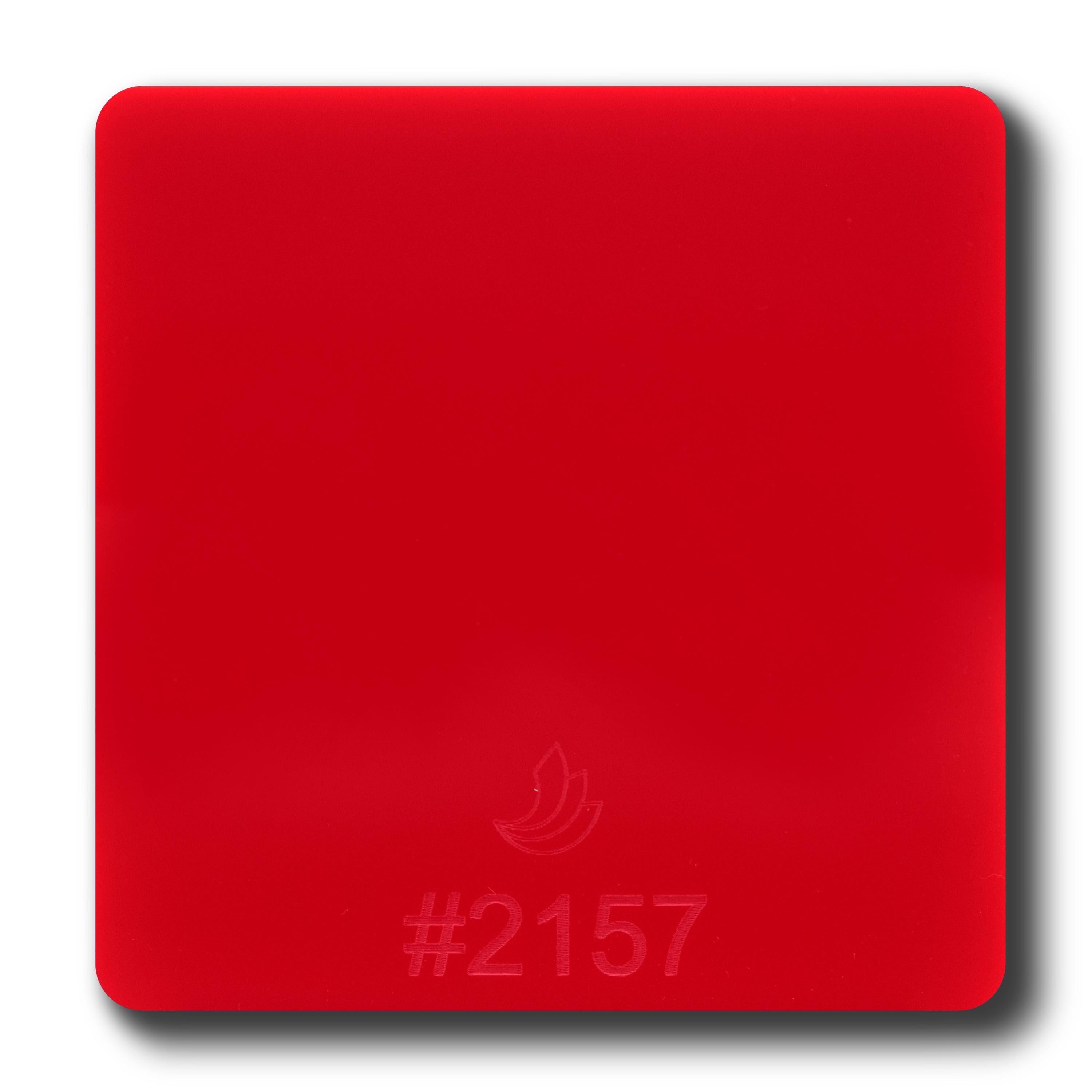 Falken Design Acrylic Red Opaque 24 in. x 24 in. x 1/8 in