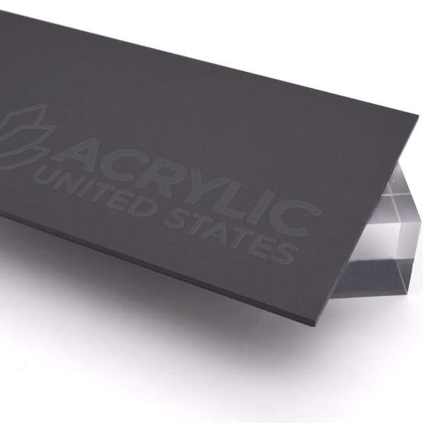 Matte Black Acrylic Sheet - Etsy