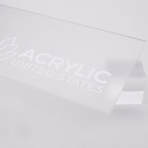 Acrylic Sheet 1/8&quot;-1/4&quot; Clear Frosted P95 - Plexiglass Plastic Acrylic sheet (DIY, Craft, Glowforge, Laser Cutting, CNC,...)