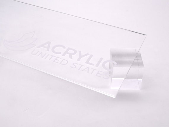 Feuille Acrylique 1/161/83/161/4 Transparente Plexiglas Plastique Feuille  Acrylique DIY, Craft, Glowforge, Laser Cutting, CNC, -  Canada