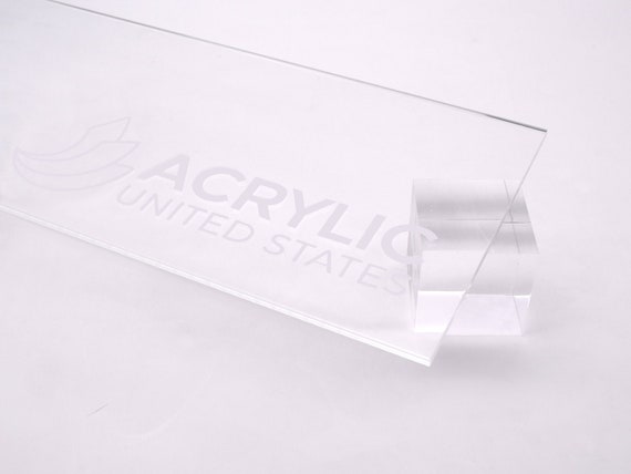 Acrylic Sheet 1/16"-1/8"-3/16"-1/4" Clear - Plexiglass Plastic Acrylic sheet (DIY, Craft, Glowforge, Laser Cutting, CNC,...)