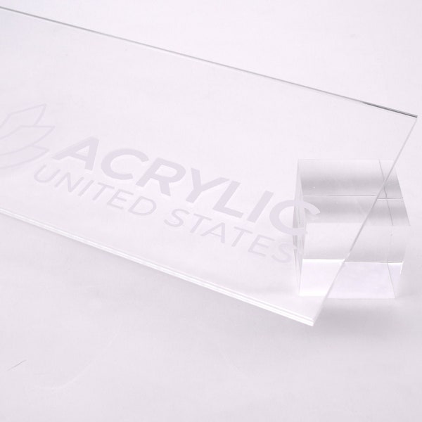 Acrylic Sheet 1/16"-1/8"-3/16"-1/4" Clear - Plexiglass Plastic Acrylic sheet (DIY, Craft, Glowforge, Laser Cutting, CNC,...)