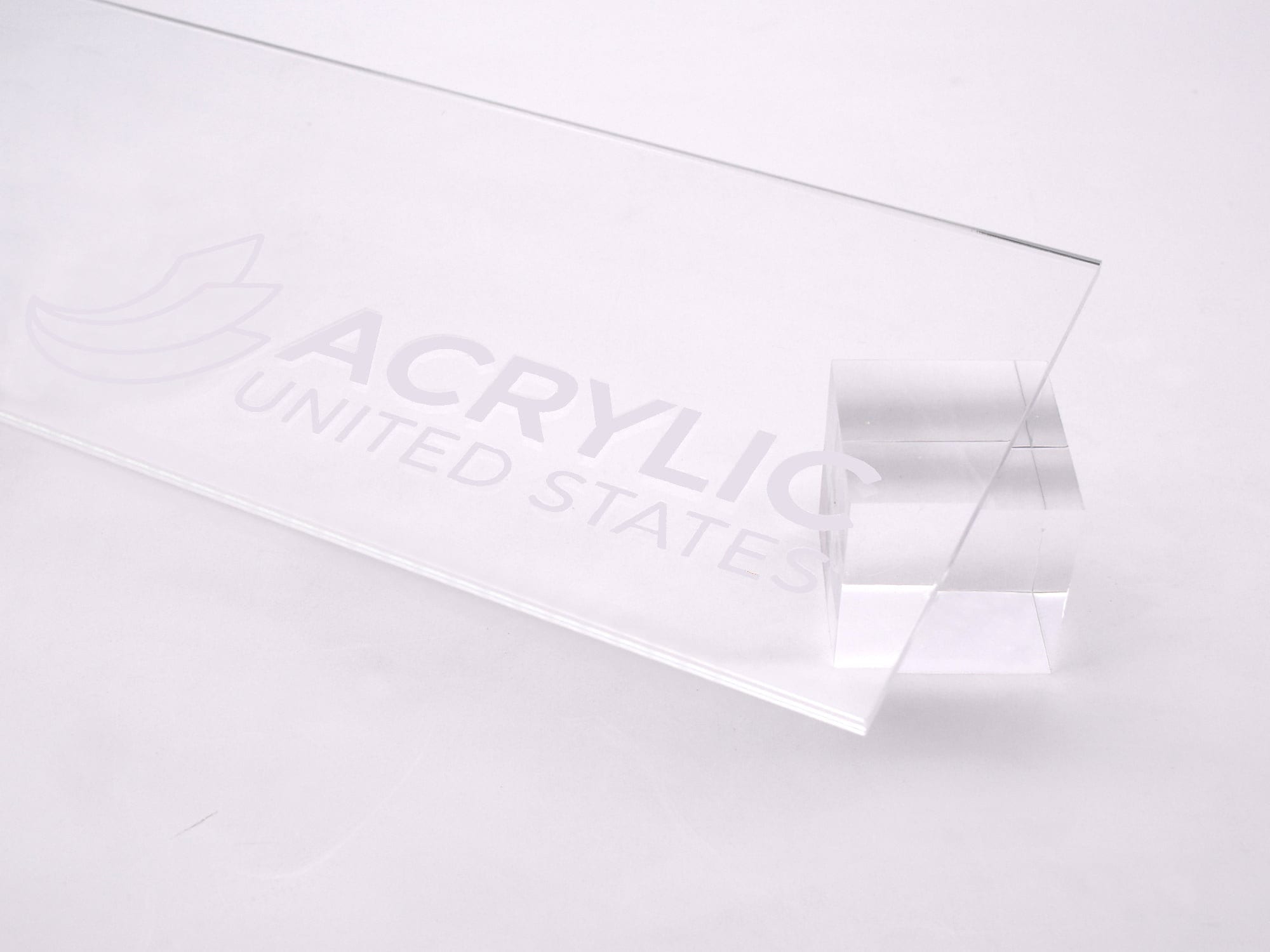 custom size low height transparent plexiglass