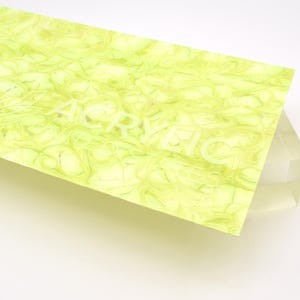 Acrylic Sheet 1/8" Marble Swirl Green Transparent - Plexiglass Plastic Acrylic sheet (DIY, Craft, Glowforge, Laser Cutting, CNC,...)